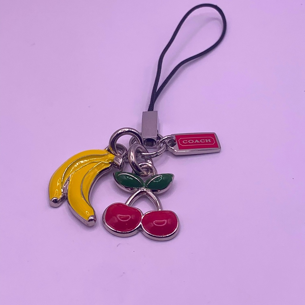 Coach Banana and Cherry Purse Charm